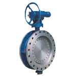 The metal sealing butterfly valve with flange
