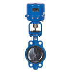 SERB electric line with rubber butterfly valve