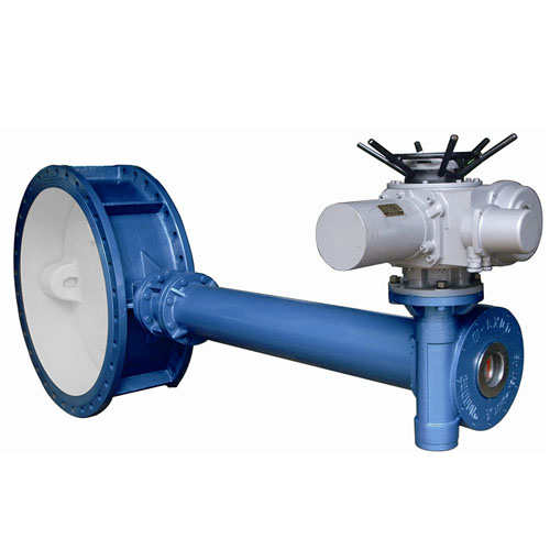 Soft sealing flange of extension rod D941x electric butterfly valve